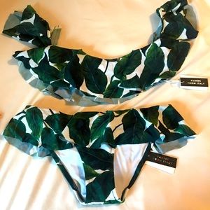 MILLY Cabana swimsuit fabric made in Italy